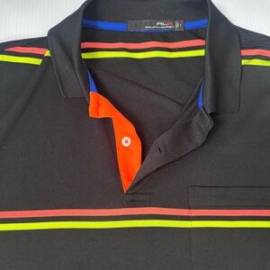 Ralph Lauren  Polo Gold Shirt with Multicolor Stripes